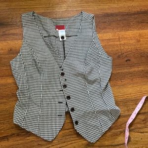 Vintage Kenzo paris gingham vest